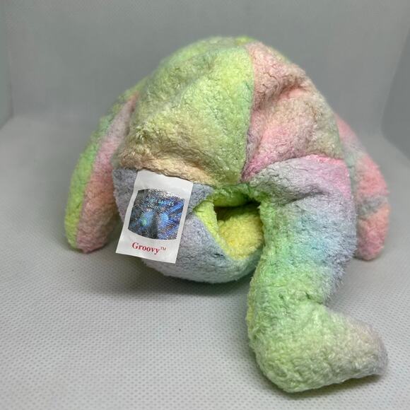 TY BEANIE BABIES GROOVY the BEAR 1999 Plush Stuffed Animal - Picture 5 of 5